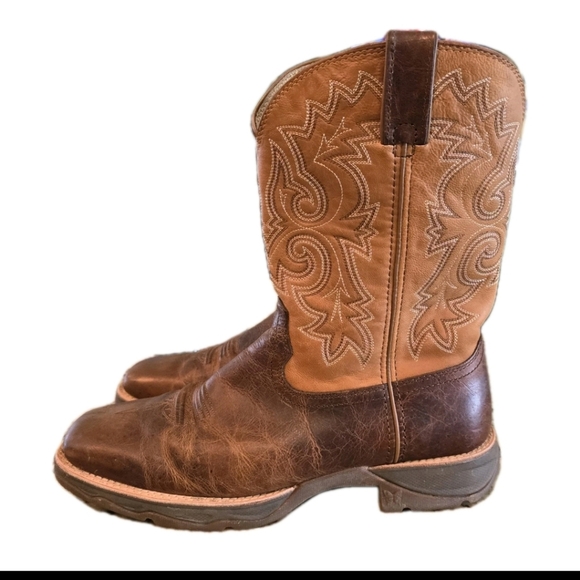 Ramped Up Lady Rebel by Durango Women's Western Boot Size 11 Brown Tan DWRD034 - Picture 7 of 10